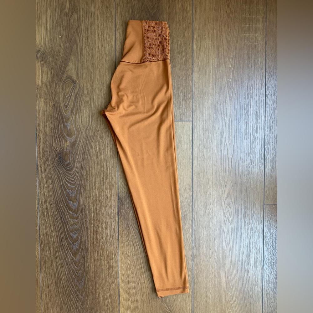 Women's Aerie -Real Me Tan or Caramel color Leggings NWOT